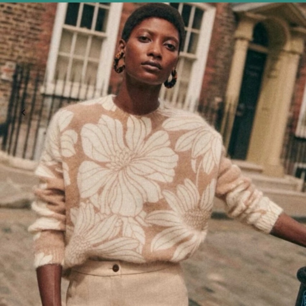 Sezane La Maille Julietta Sweater top soft XS